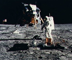 Buzz Aldrin on the Moon