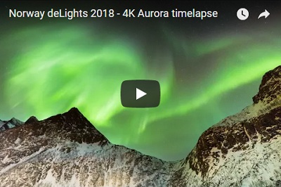 Breathtaking Aurora Borealis Views from Norway in 4K